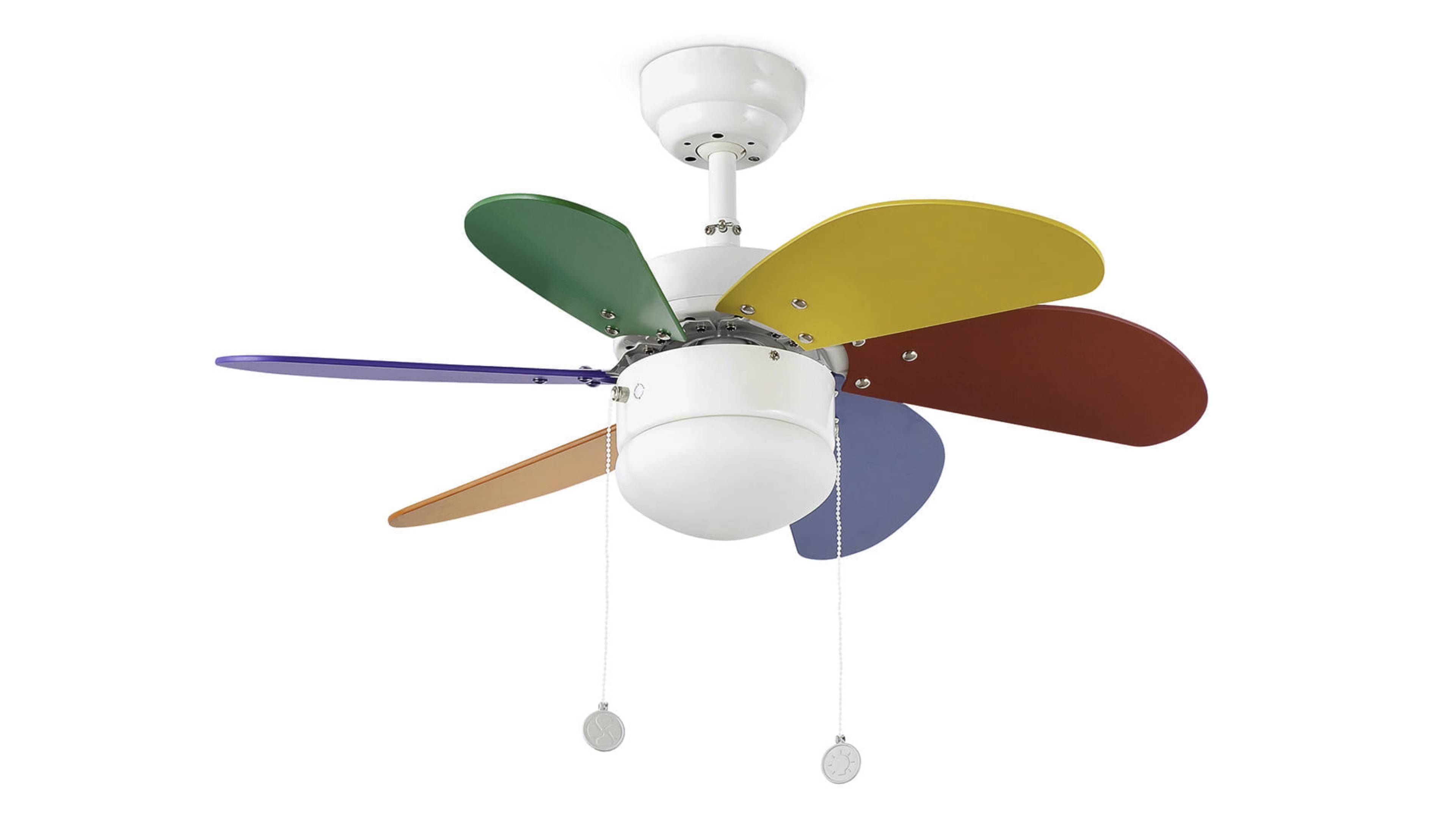 Deckenventilator Palao Bunt 81 cm mit Licht