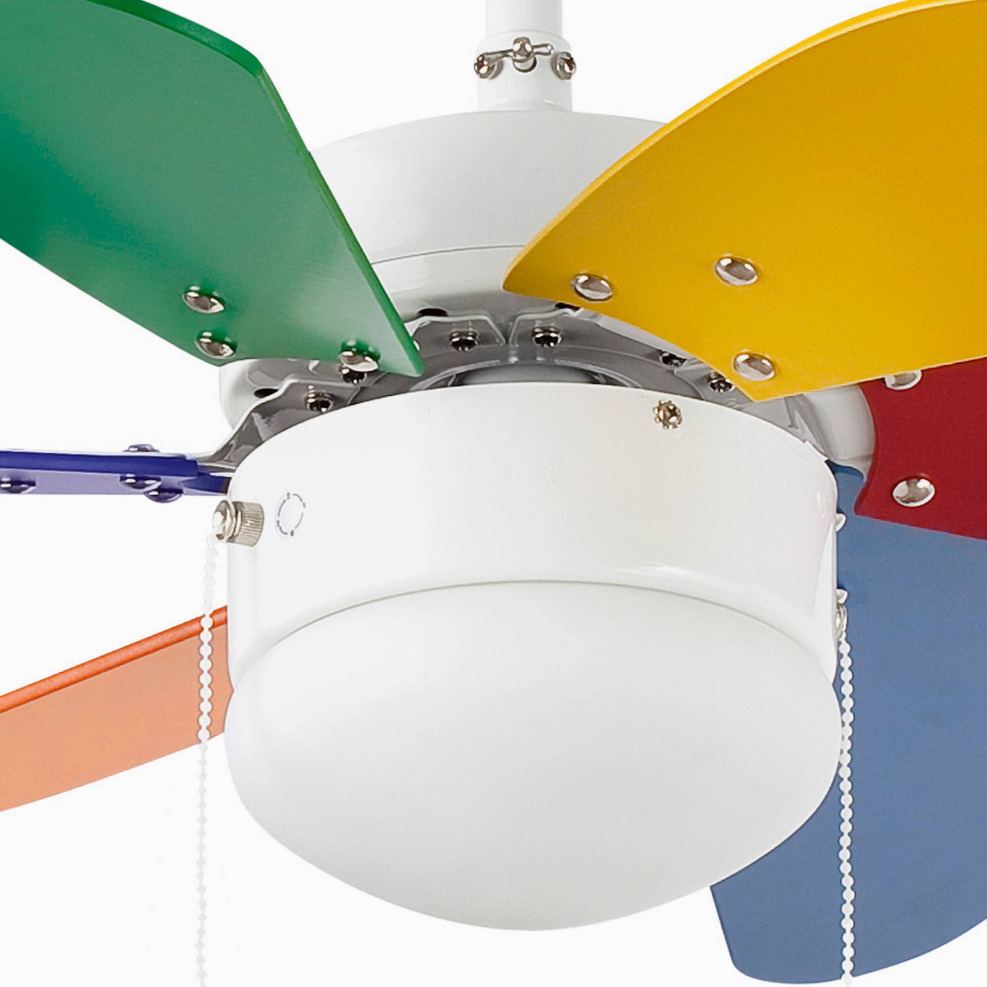 Deckenventilator Palao Bunt 81 cm mit Licht