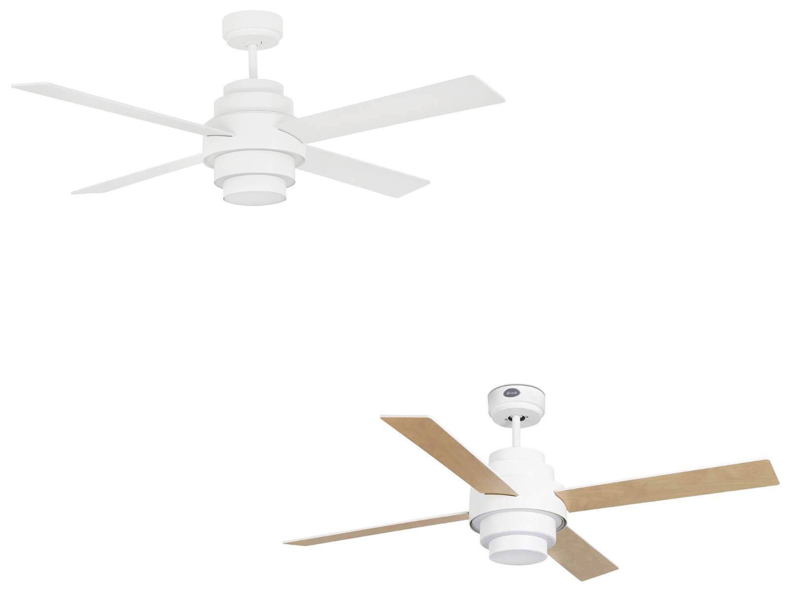 Energiespar Deckenventilator Disc mit LED & Fernbedienung