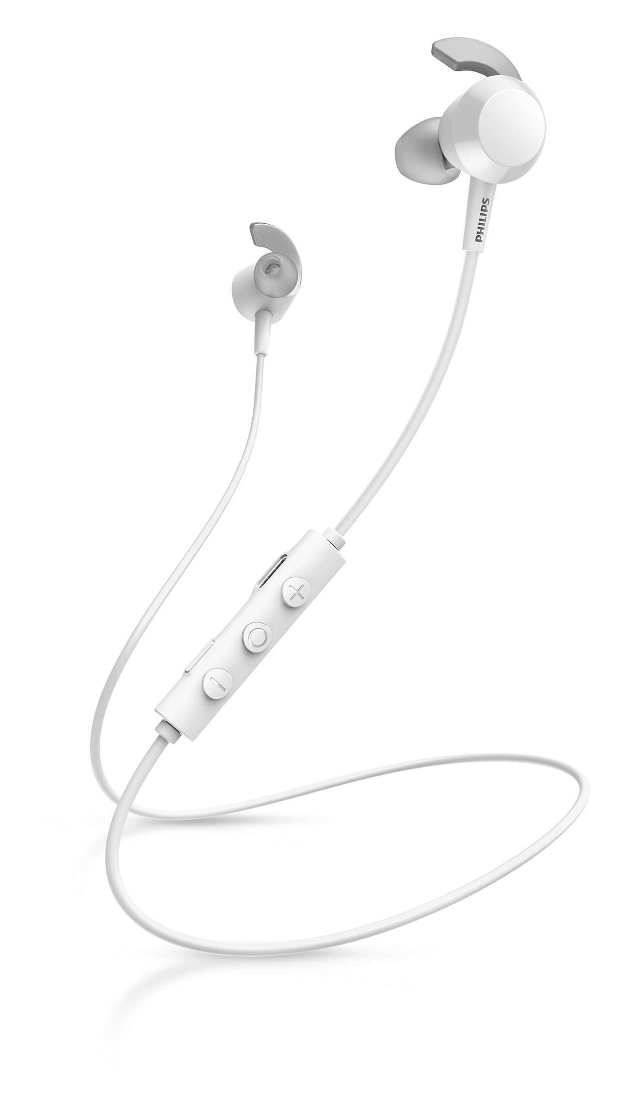Philips TAE4205WT - Ohrhörer mit Mikrofon - im Ohr