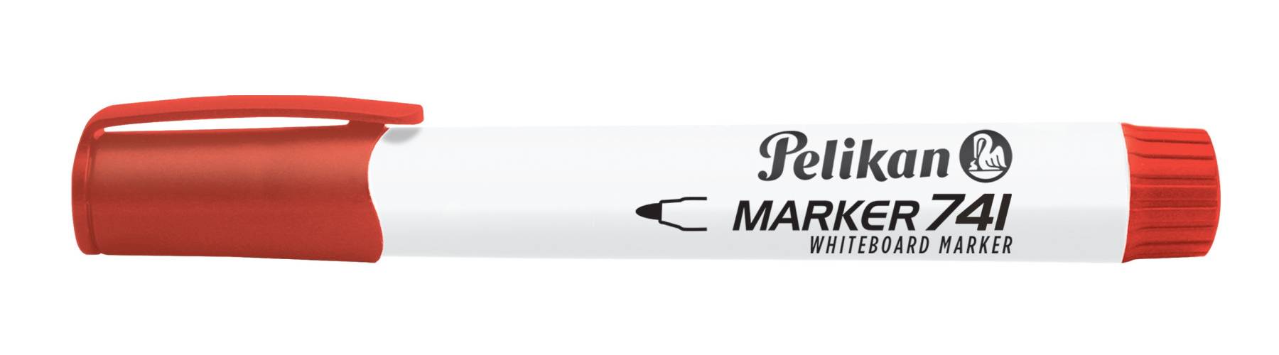 Pelikan 741, 10 Stück(e), Rot, Rot, Weiß, Rund