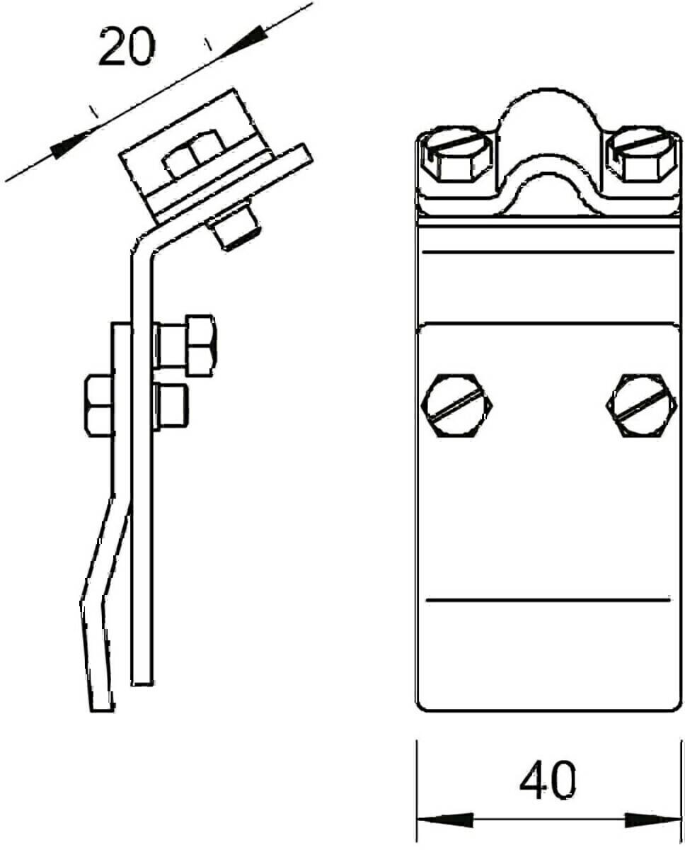 OBO Bettermann Rinnenklemme 262