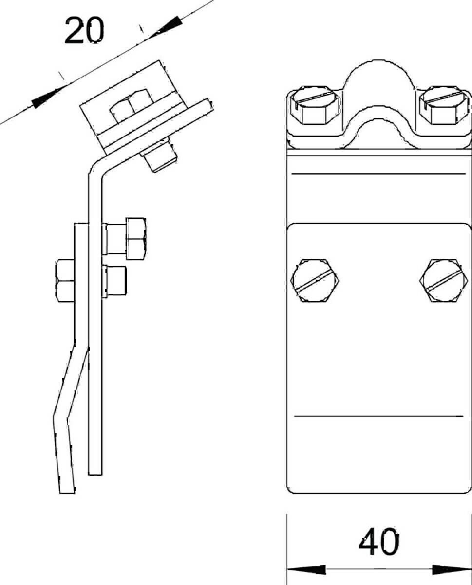 OBO Bettermann Rinnenklemme 262