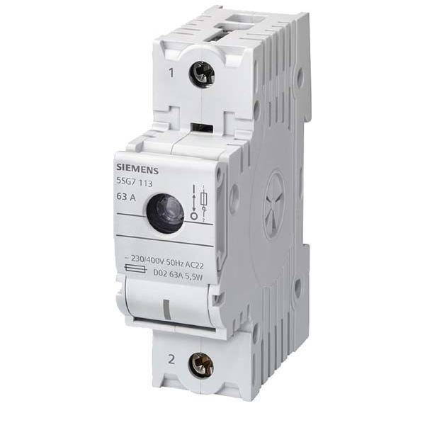2 Stk. Siemens Dig.Industr. Neozed-Lasttrennschalter 5SG7123