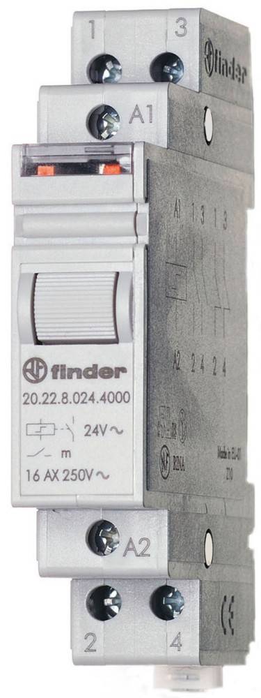 Finder Stromstoßschal.f.DIN-Schie 20.21.9.024.4000