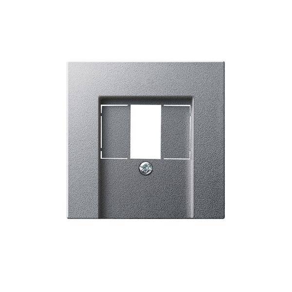 Gira Zentralplatte TAE alu 027626