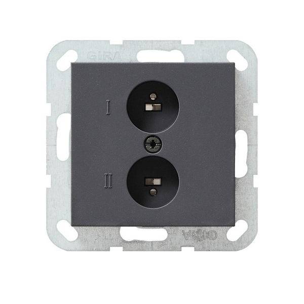 Gira Stereo-Steckdose anth 040228