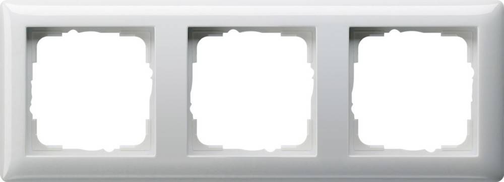 Gira Abdeckrahmen 3f. rws-gl 021303
