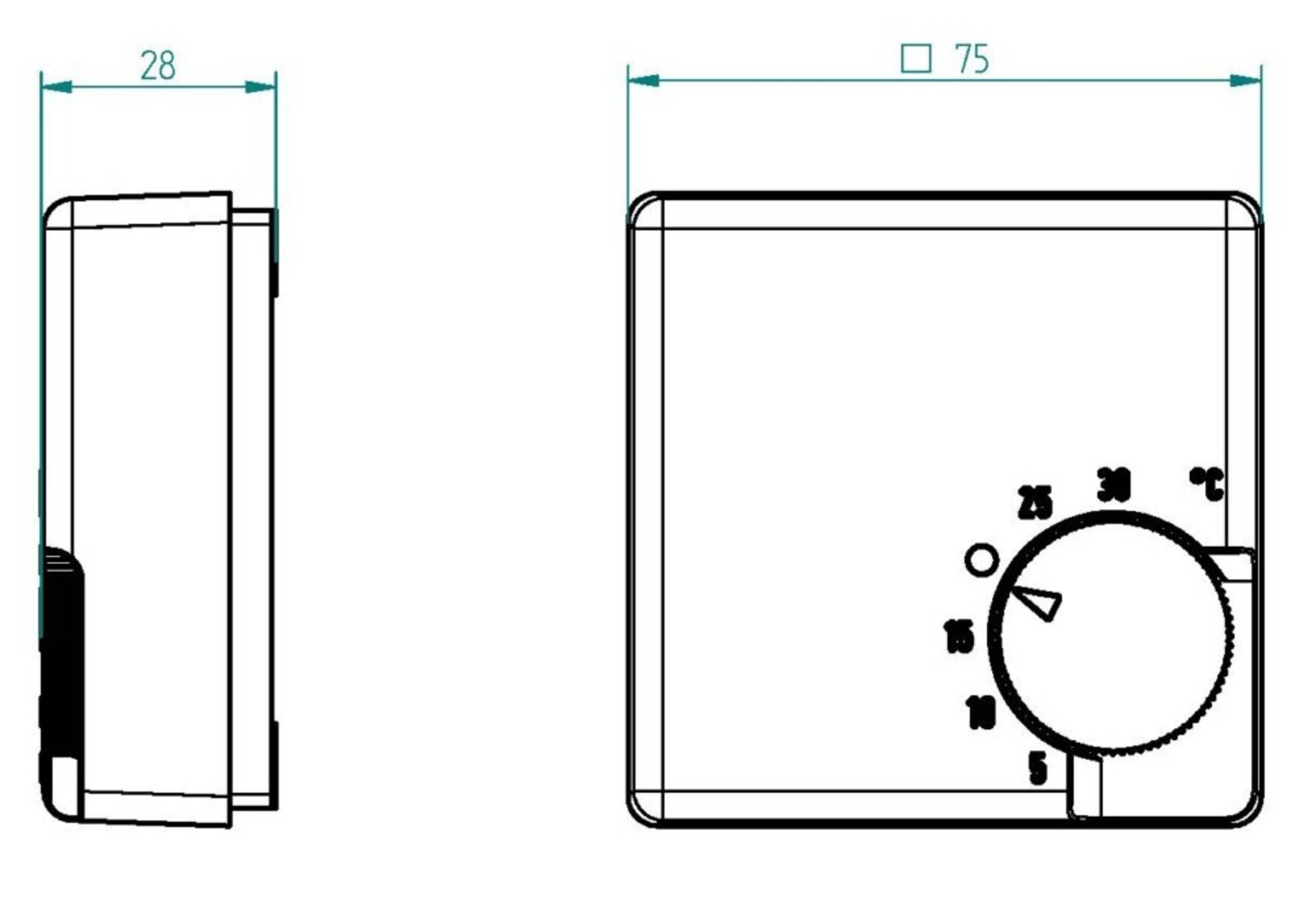 Eberle Controls Temperaturregler RTR-E 3521