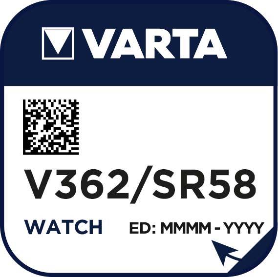 10 Stück Varta Cons.Varta Uhren-Batterie V 362 Stk.1
