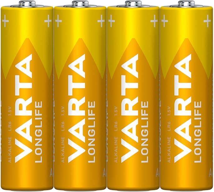 10 Stück Varta Cons.Varta Batterie Longlife AA 4106 Fol.4
