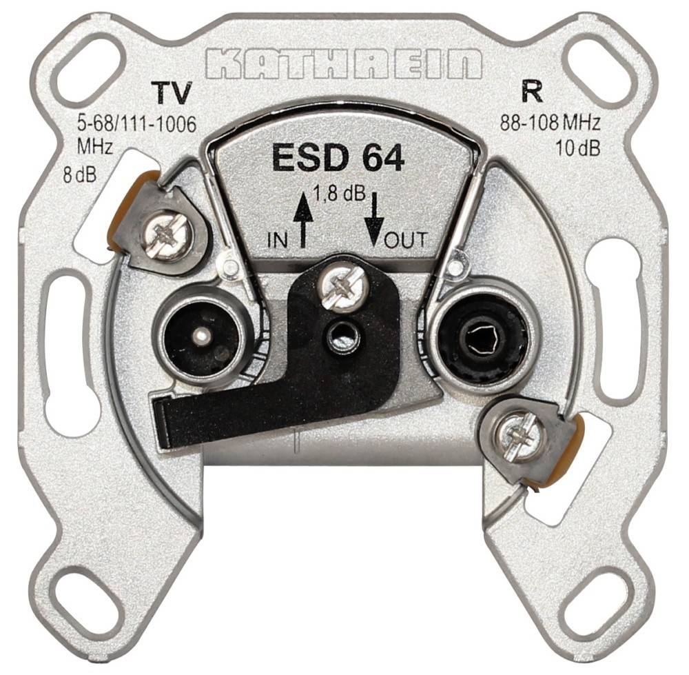 Kathrein Antennensteckdose 2fach ESD 64
