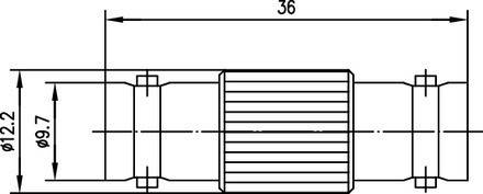 Telegärtner BNC Kupplung (F-F) 100023589