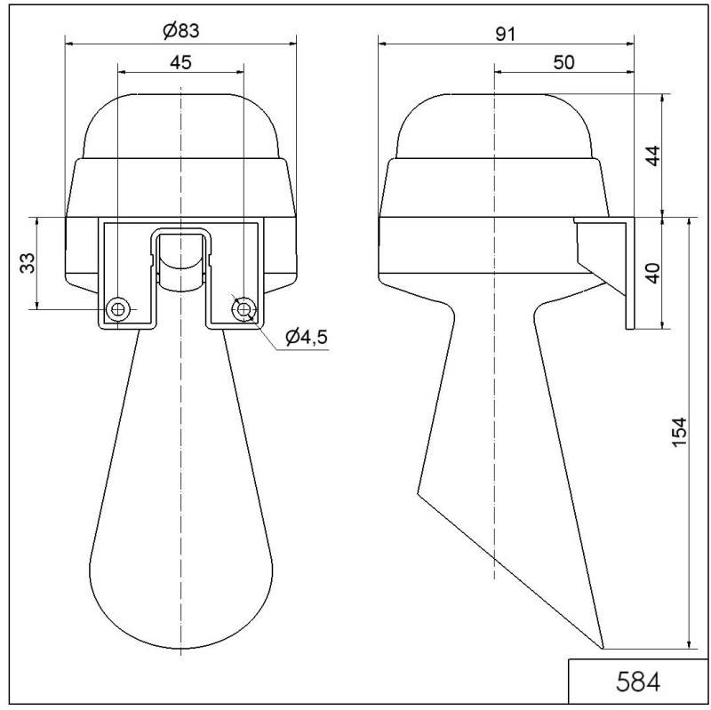 Werma Signalhupe 58400075