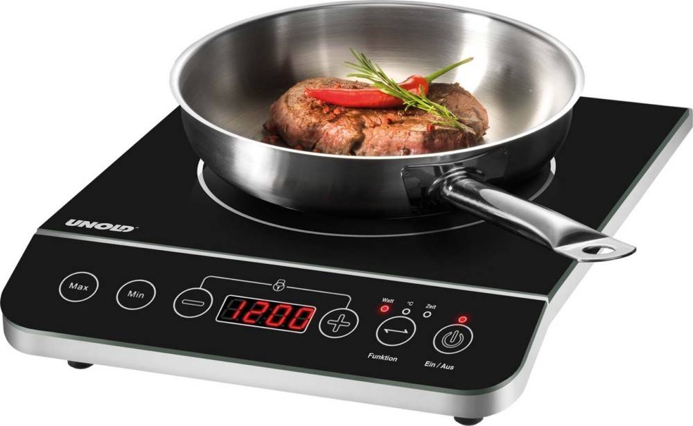 Unold Induktionskochplatte 58105 eds/sw