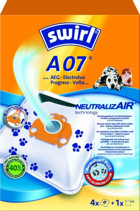 Melitta SDA Staubbeutel A 07 NeutralizairVE4