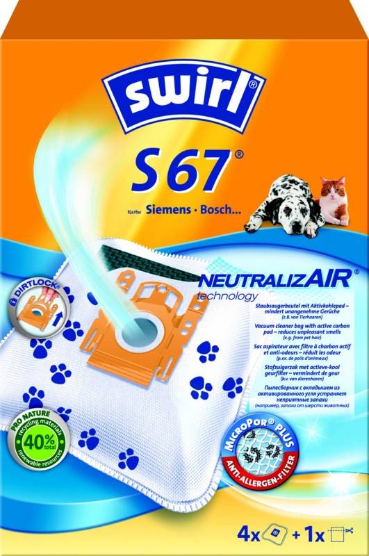 Melitta SDA Staubbeutel S 67 NeutralizairVE4