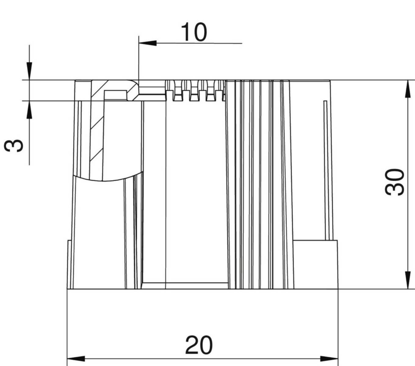 OBO Bettermann Rohrendtülle 129 TB M16