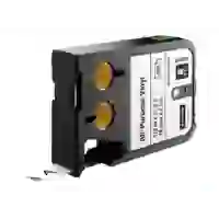 Dymo XTL Allzweck-Vinyl - Vinyl - permanenter Klebstoff - Schwarz auf Weiß - Rol Dymo XTL Allzweck-Vinyl - Vinyl - permanenter Klebstoff - Schwarz auf Weiß - Rol