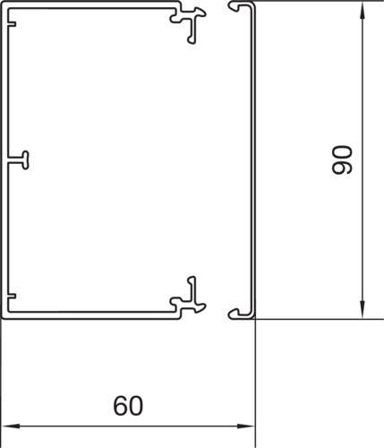 Tehalit Leitungsführungskanal LFH600900 vws