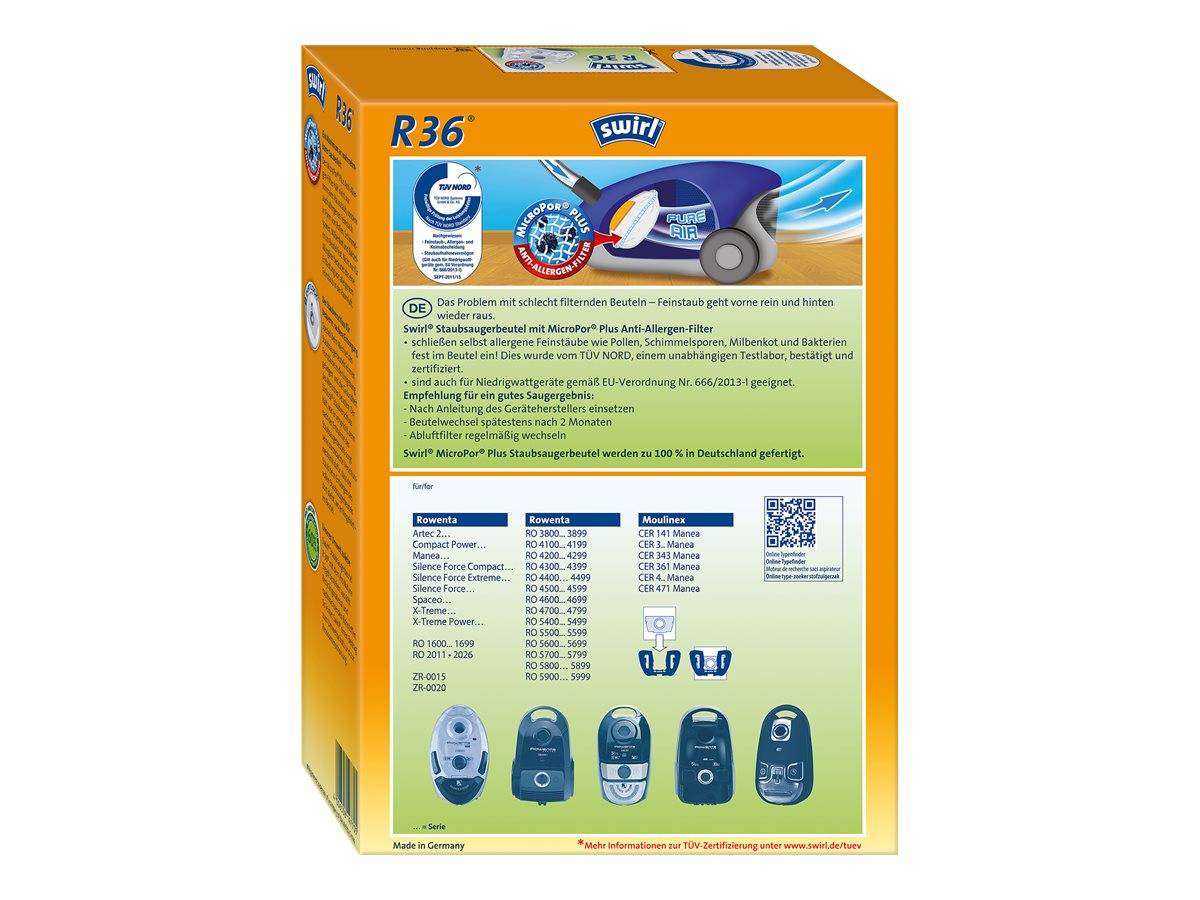 SWIRL - Melitta Swirl R 36 - Beutel-Kit - für Staubsauger