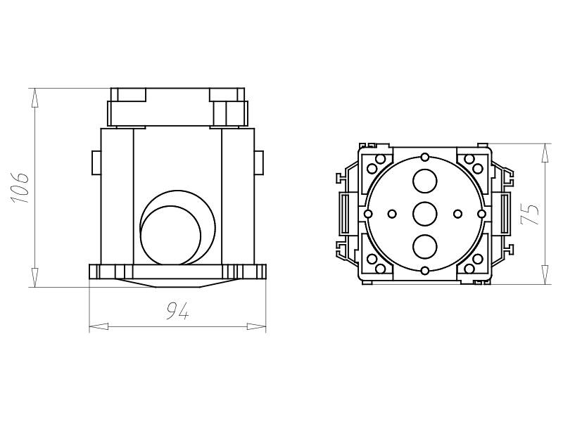 20 Stk. Kaiser Großrohr-Dose 1260-01