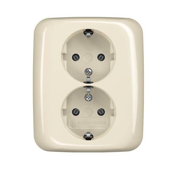Busch-Jaeger SCHUKO-Doppelsteckdose 202 EUJ-212