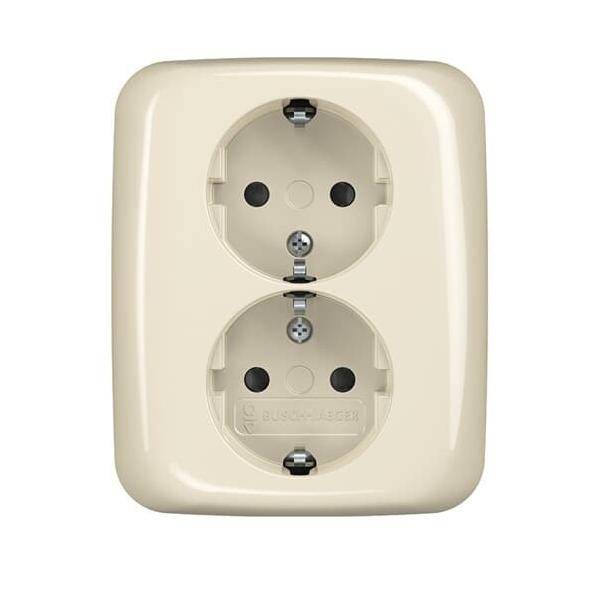 Busch-Jaeger SCHUKO-Doppelsteckdose 202 EUJB-212