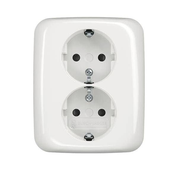 Busch-Jaeger SCHUKO-Doppelsteckdose 202 EUJB-214