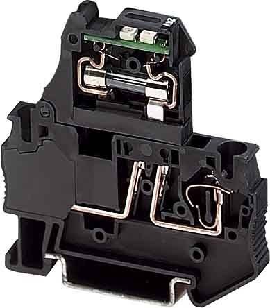 50 Stk. Phoenix Contact G-Sicherungsklemme ST4-HESILED60/5x20