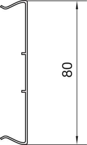 Tehalit Brüstungskanal Oberteil BR 70100/2 rws