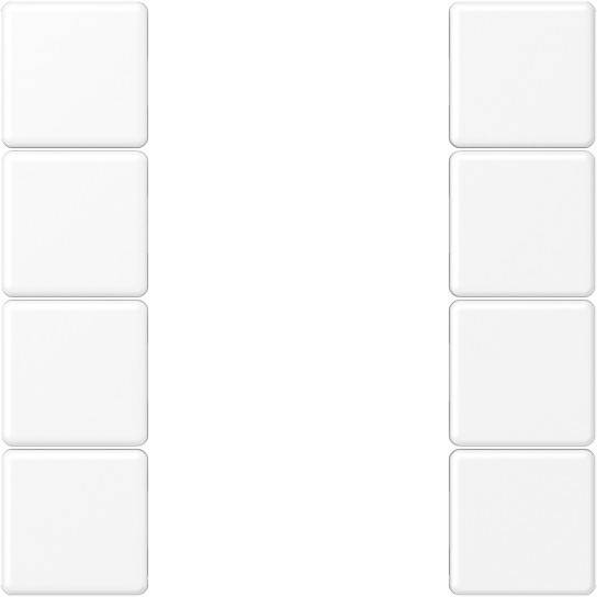 Jung Tastensatz komplett 4-fach A504TSAWWM