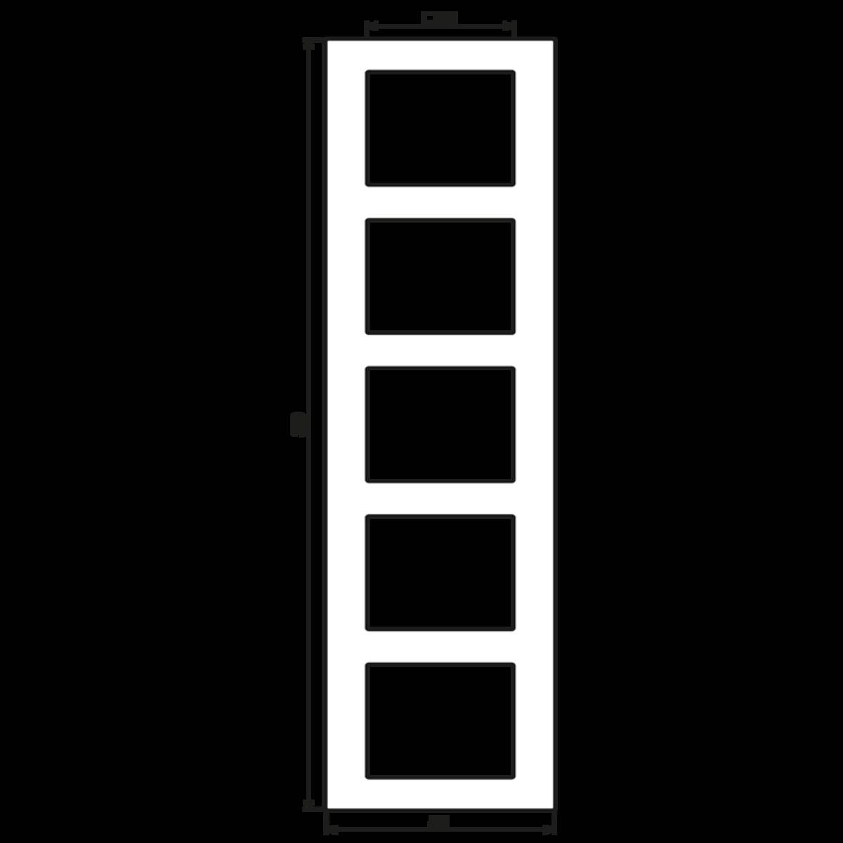 Jung Rahmen 5-fach A 5585 BF ANM