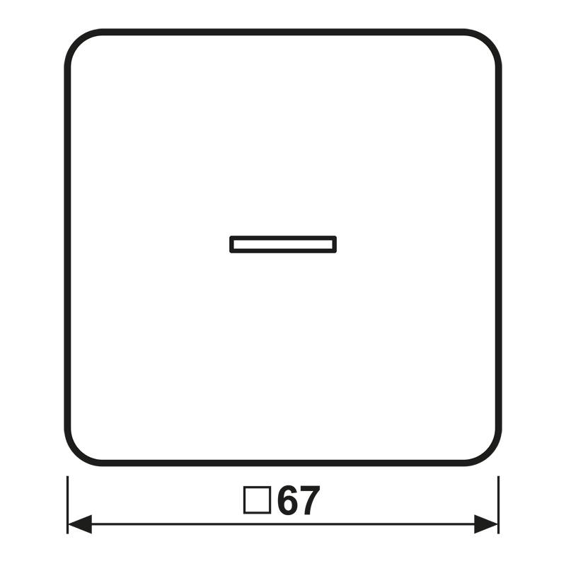 10 Stück Jung Wippe CD101KO5LG