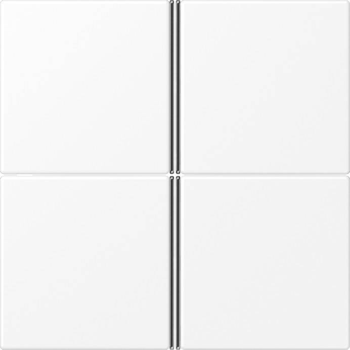 Jung Tastensatz komplett 4-fach LS404TSAWWM