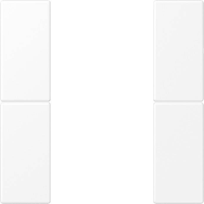 Jung Tastensatz komplett 2-fach LS502TSAWWM