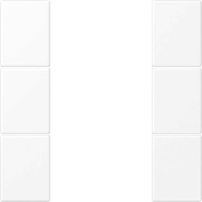 Jung Tastensatz komplett 3-fach LS503TSAWWM