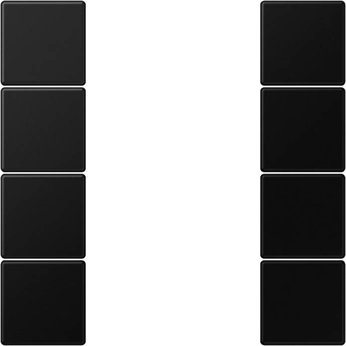 Jung Tastensatz komplett 4-fach LS504TSASWM