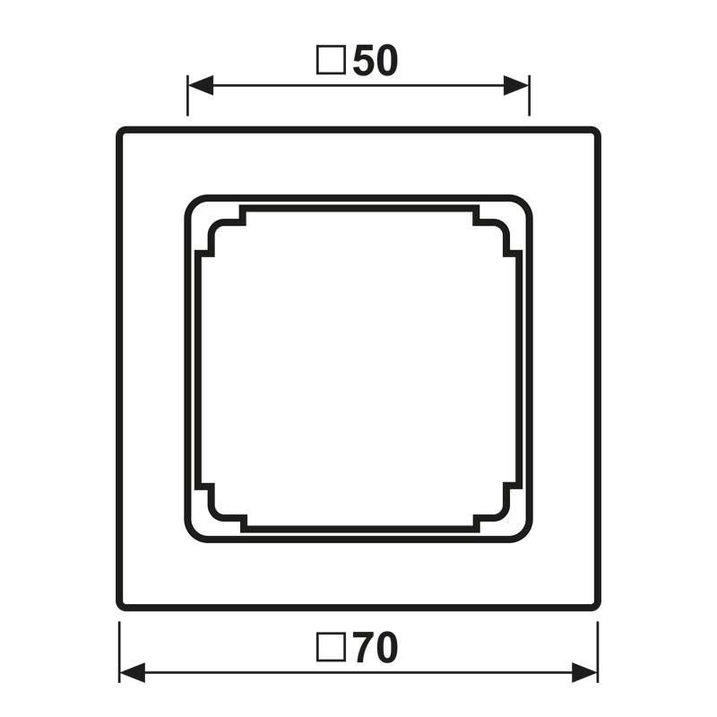 Jung Zwischenrahmen LS 961 Z SWM