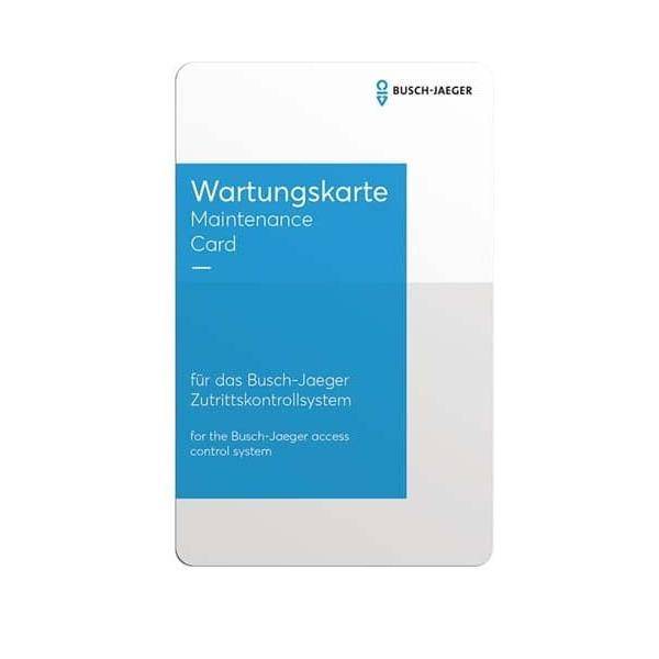 Busch-Jaeger Wartungskarte D080MC-03