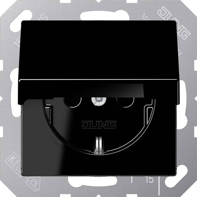 Jung SCHUKO Steckdose A 1520 NKL SW