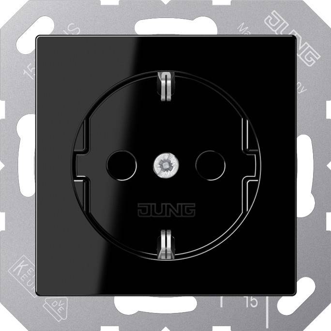 Jung SCHUKO Steckdose A 1521 BF SW