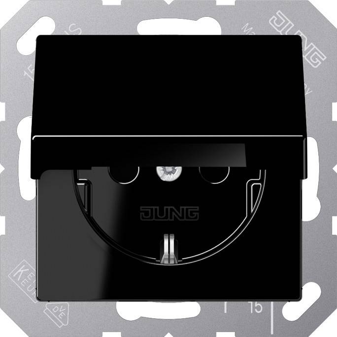 Jung SCHUKO Steckdose A 1521 BFKL SW
