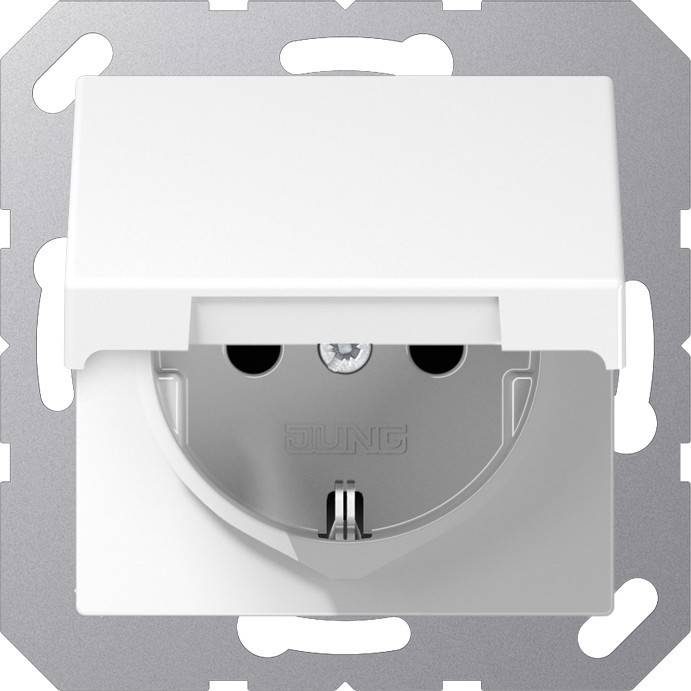 Jung SCHUKO Steckdose A 1521 KL WW