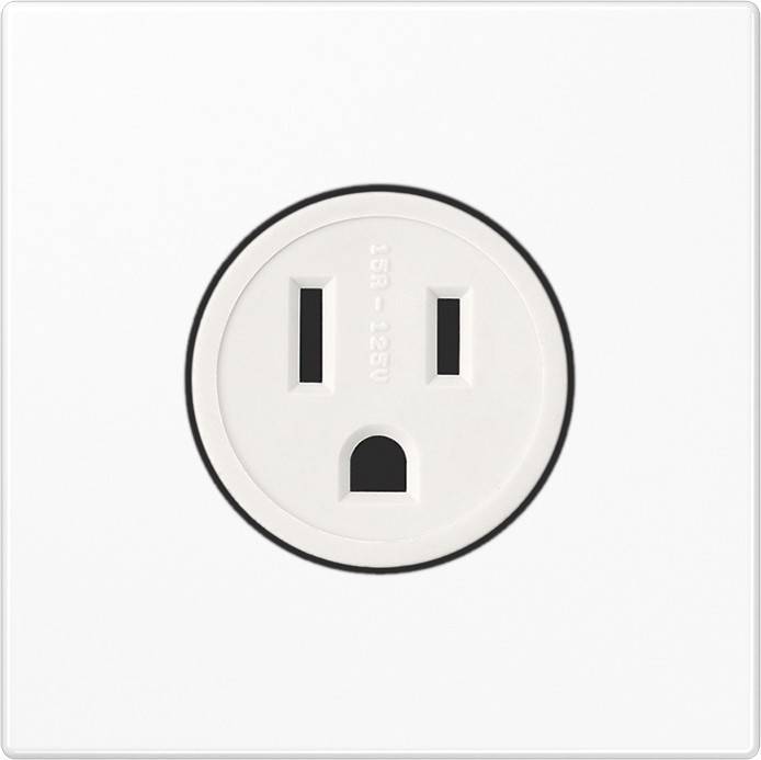 10 Stk. Jung Steckdose US-Norm NEMA LS 521-15 WW