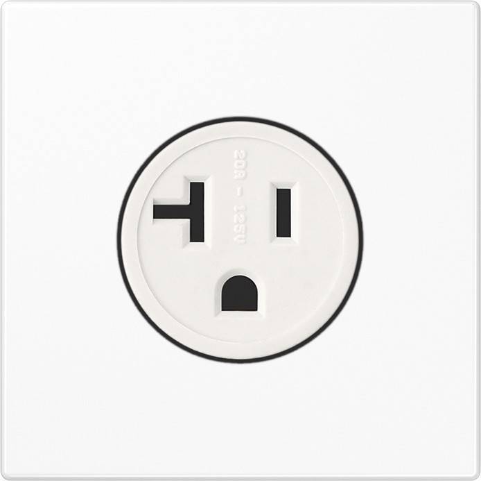 10 Stk. Jung Steckdose US-Norm NEMA LS 521-20 WW