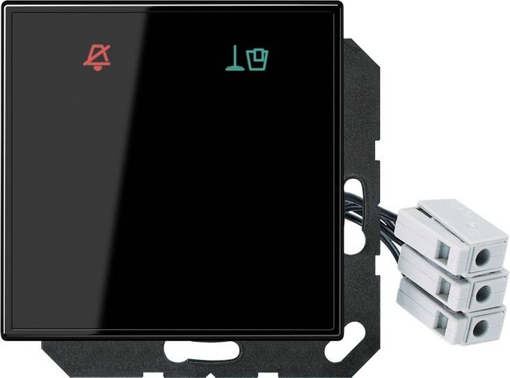 10 Stück Jung Hotelabdeckung Glas LS CU KO6 M 24 SW