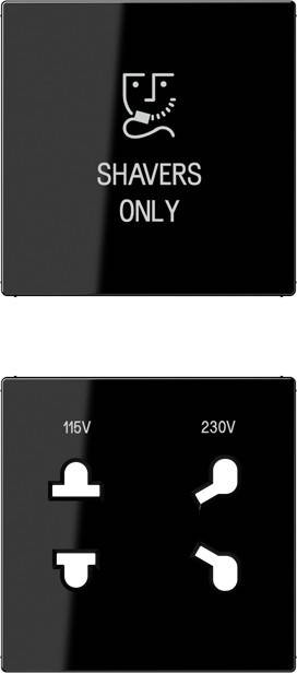 10 Stück Jung Abdeckung 2fach SO A 7522 BF SW PL
