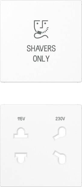 10 Stück Jung Abdeckung 2fach SO A 7522 BF WW PL