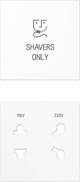 Jung Abdeckung 2fach SO A 7522 WW PL